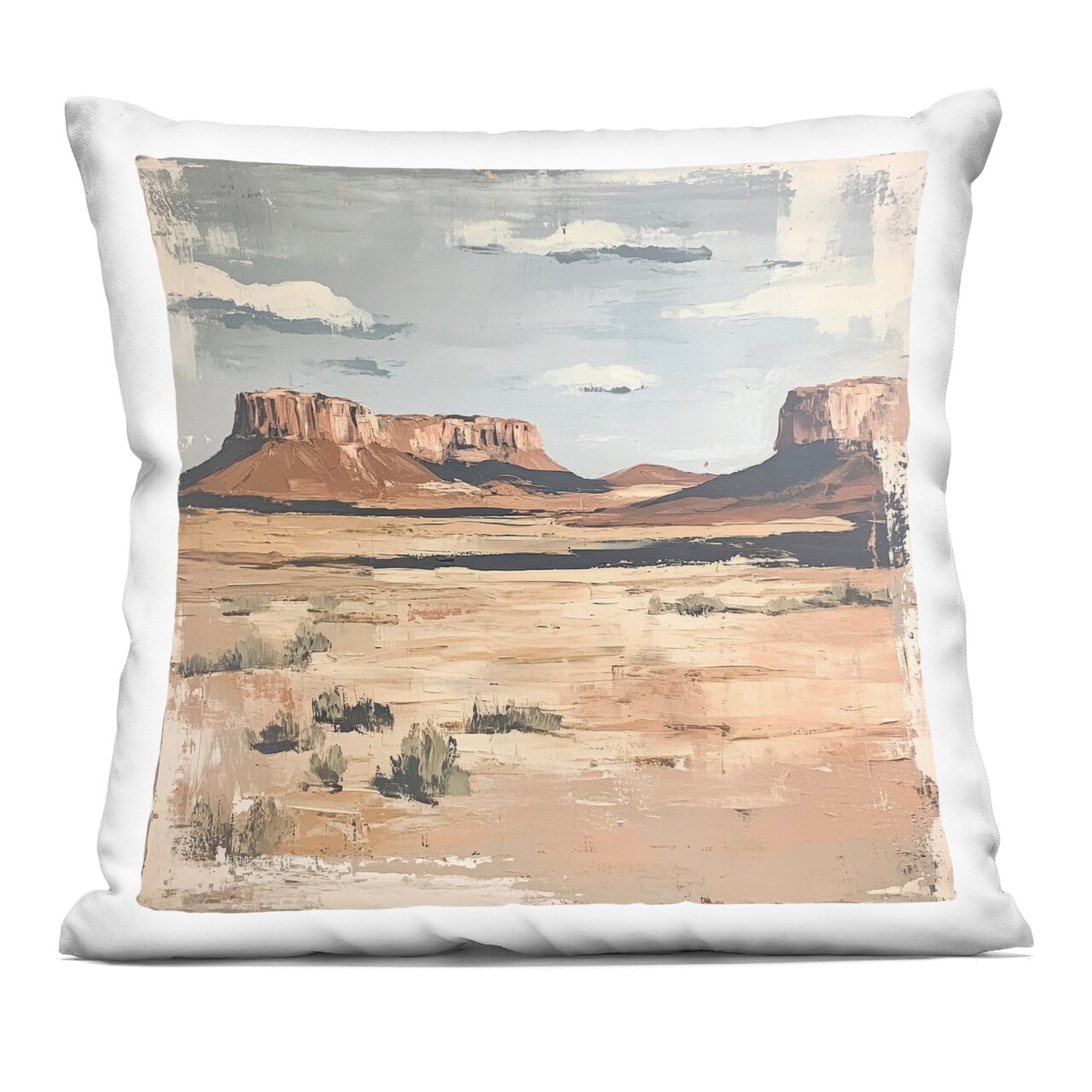 Stupell Industries Vintage Desert Postcard Indoor Pillow, 18 x 7 x 18